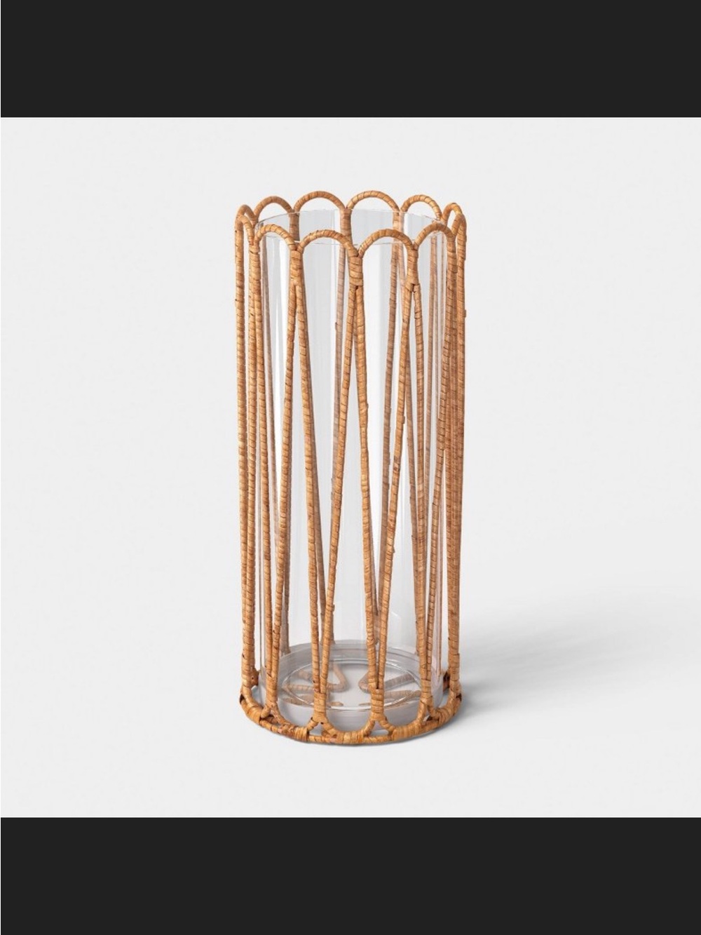 Rattan Wrapped Hurricane from Threshold